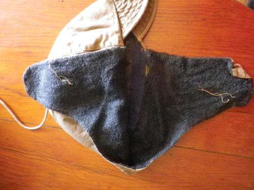 RHODESIAN WAR PICK UP - EX ZIPRA CAP WITH EAR FLAPS - RIM 56CM/22`  MADE ALTONIS HONG KONG (4126)