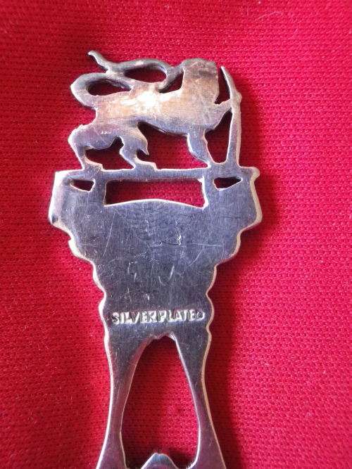 RHODESIAN ARMY - SILVER PLATED SHOOTING TEASPOON       (8230)