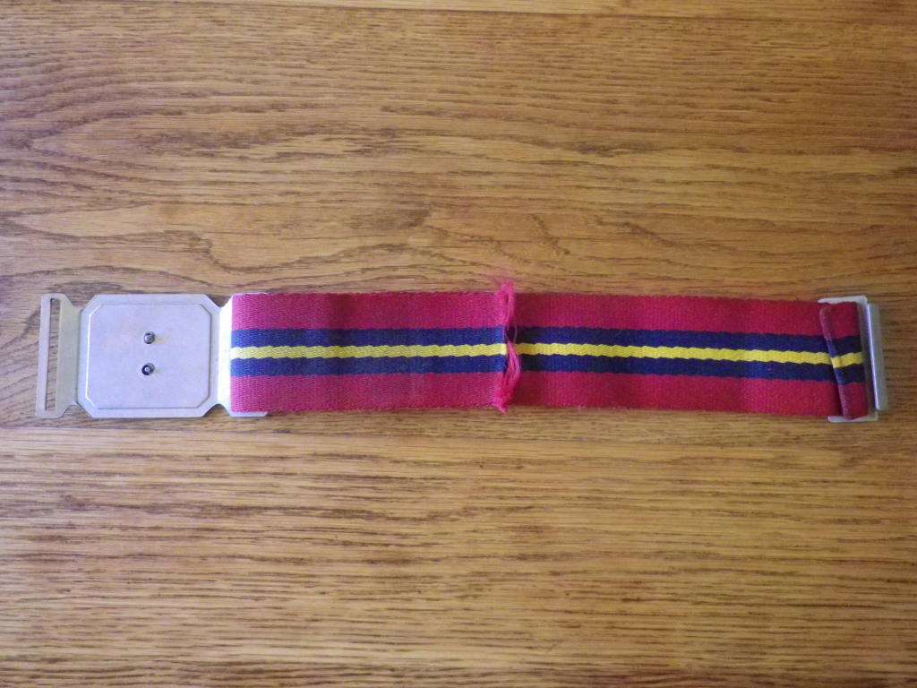 SADF - 14 FIELD REGT. BUCKLE + SHORTENED PIECE OF ARTILLERY BELTING   (2933)