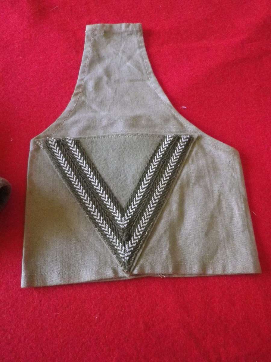 SADF - `BOSHOED` + CORPORALS BRASSARDS - MINOR HOLES ON HAT - SIZE 59cm/23`   (2931)