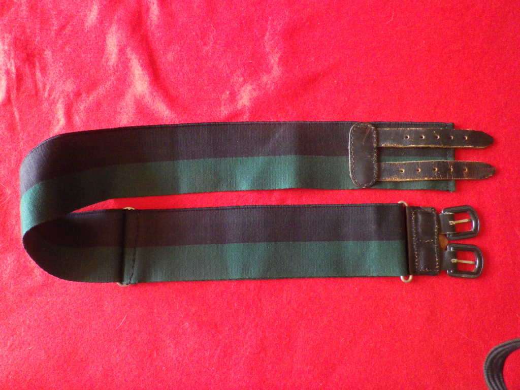 RHODESIAN AFRICAN RIFLES STABLE BELT GOOD CONDITION - MAX LENGTH 107CM / 42` -     (8277)
