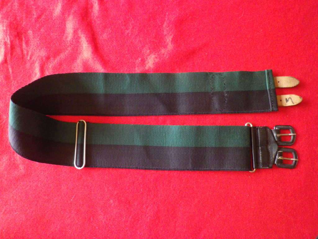 RHODESIAN AFRICAN RIFLES STABLE BELT GOOD CONDITION - MAX LENGTH 107CM / 42` -     (8277)