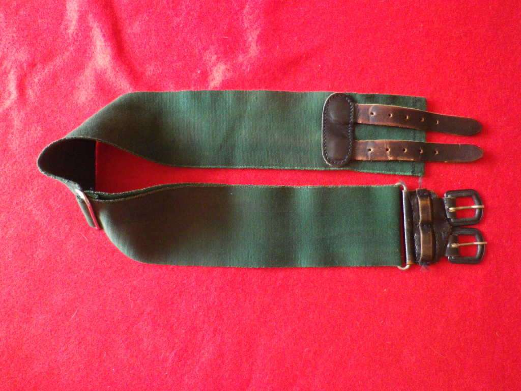 RHODESIA DEFENCE REGT.  STABLE BELT GOOD CONDITION - MAX LENGTH 97CM / 38` -     (8276)