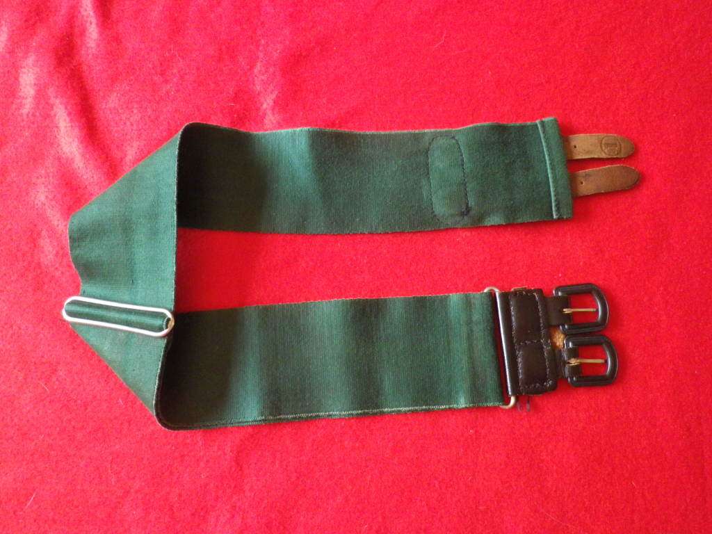 RHODESIA DEFENCE REGT.  STABLE BELT GOOD CONDITION - MAX LENGTH 97CM / 38` -     (8276)