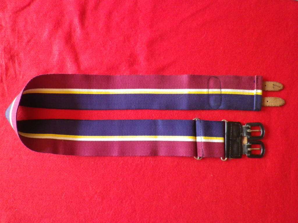 RHODESIAN ARMY PAY CORPS.  STABLE BELT  - GOOD CONDITION - MAX LENGTH 100CM / 39` -     (8279)