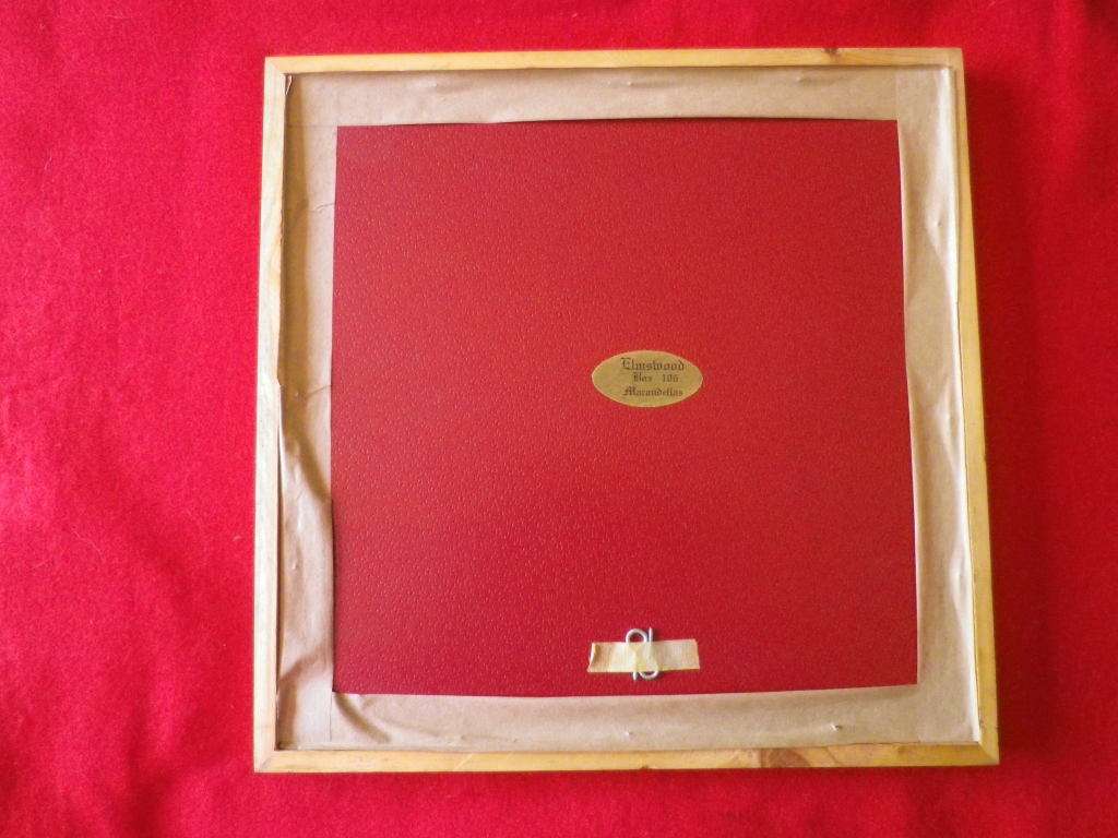 RHODESIAN ARMY FRAMES PIC OF UNIT BADGES - MADE ELMSWOOD, MARANDELLAS - 32.5mm X 32.5mm  (8308)