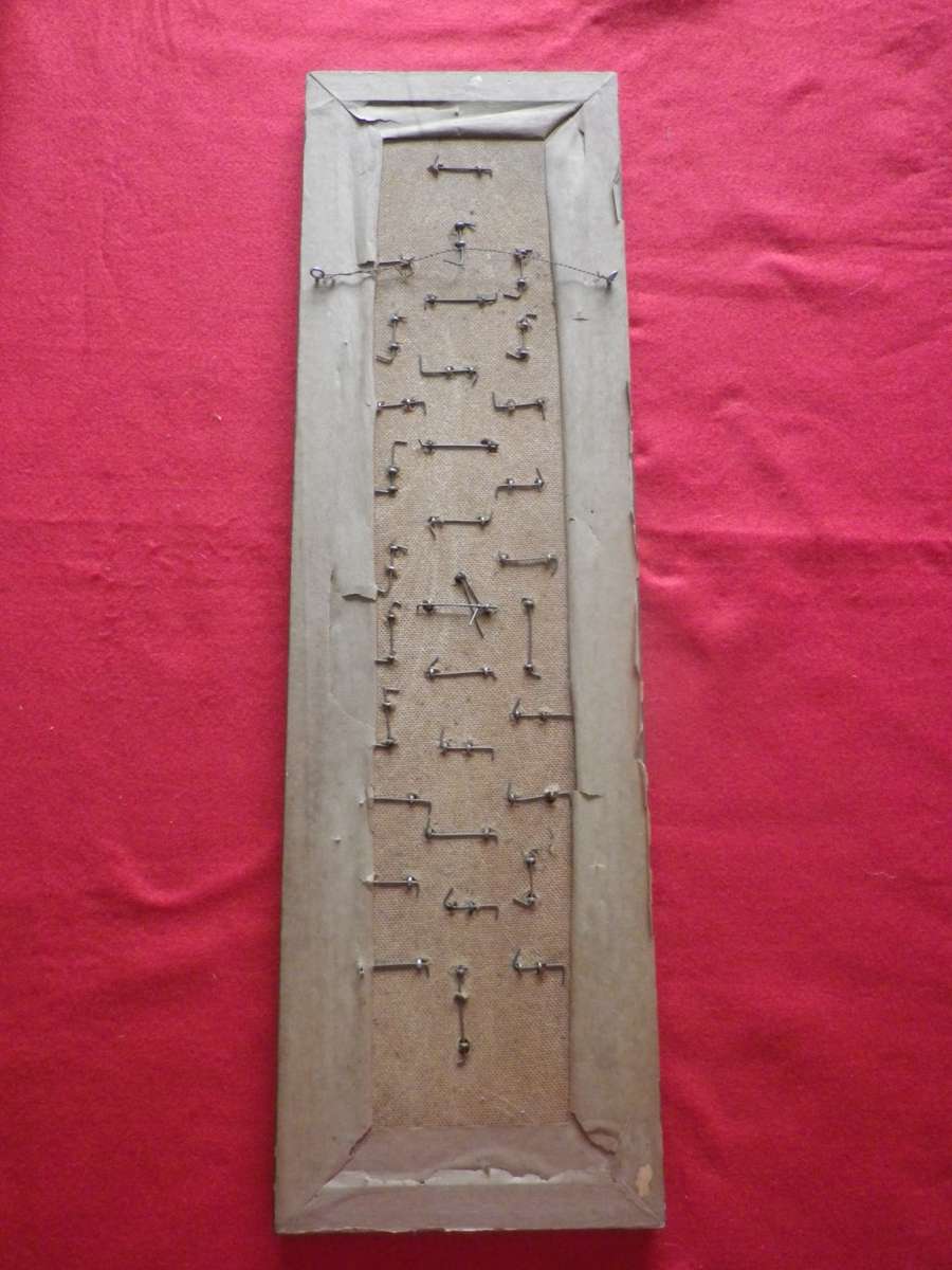 RHODESIAN ARMED FORCES - 32 UNIT BADGES (CAST COPIES)  ON DISPLAY FRAME - SIZE 71 X 21 cm.  (8318)