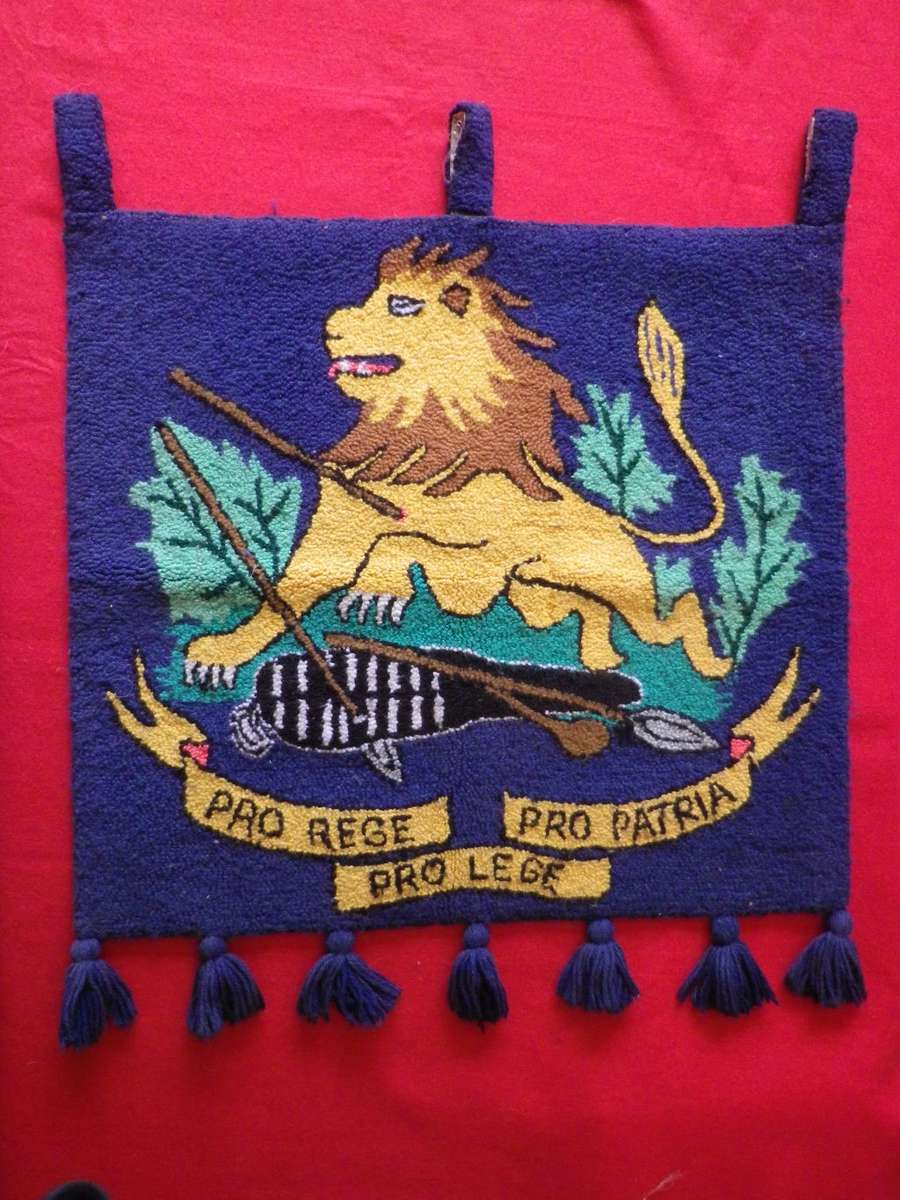 RHODESIA - PERIOD BSAP WALL HANGING   - SIZE 58 X 52cm    (624)