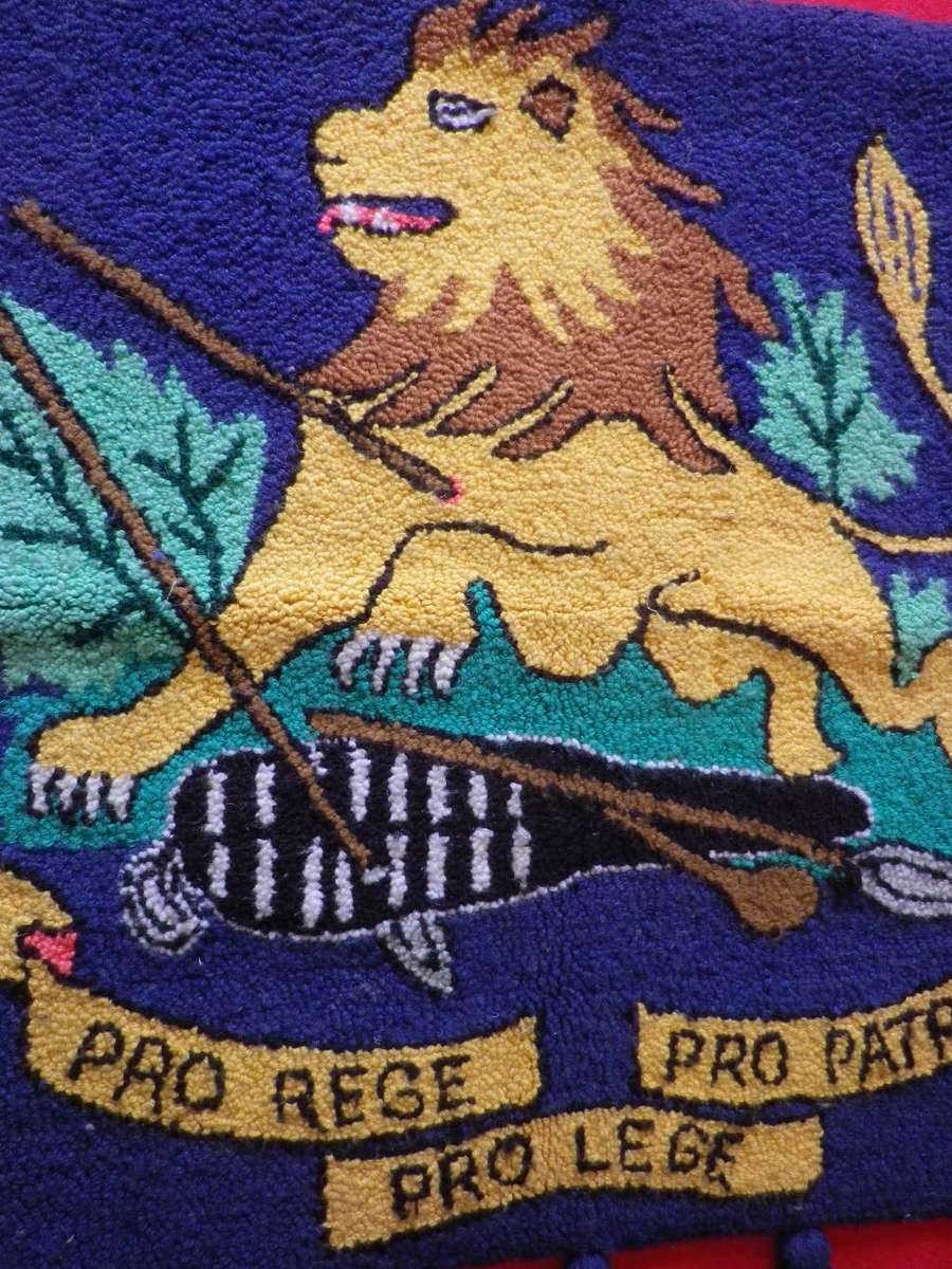 RHODESIA - PERIOD BSAP WALL HANGING   - SIZE 58 X 52cm    (624)