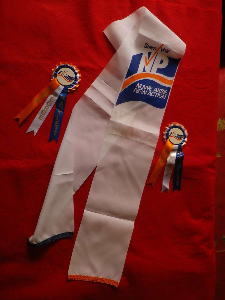 SA POLITICS - LOT NEW NATIONAL PARTY ELECTION EPHEMERA - NAMED TO A CABINET MINISTER  (8357)