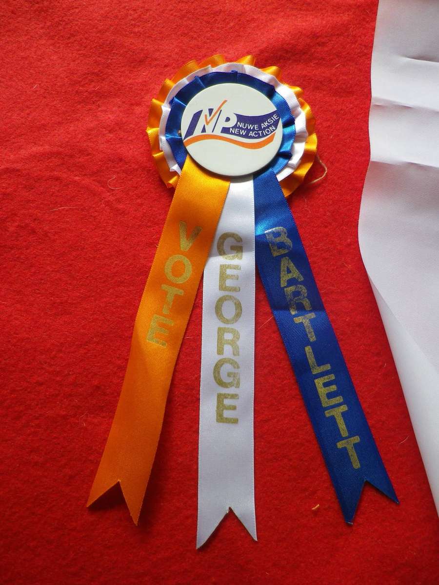 SA POLITICS - LOT NEW NATIONAL PARTY ELECTION EPHEMERA - NAMED TO A CABINET MINISTER  (8357)