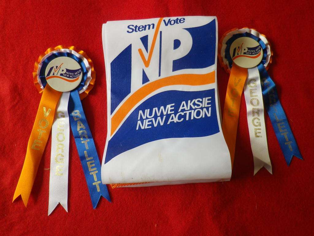 SA POLITICS - LOT NEW NATIONAL PARTY ELECTION EPHEMERA - NAMED TO A CABINET MINISTER  (8357)