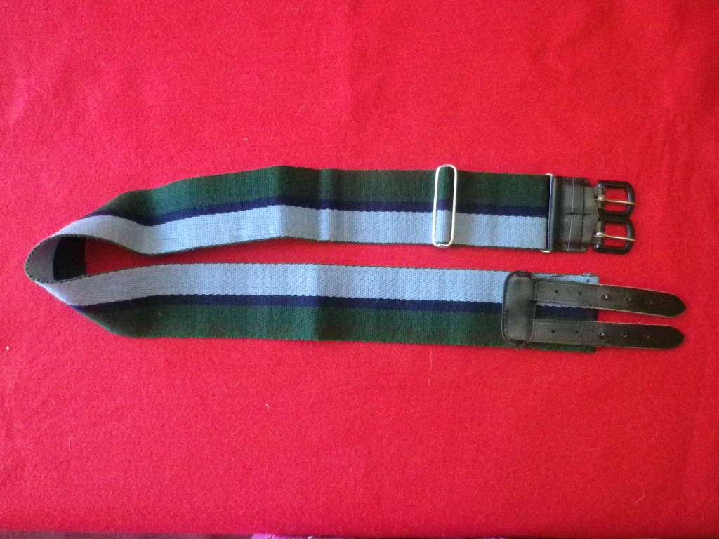 RHODESIA ARMY - SIGNALS CORPS STABLE BELT - UNCOMMON  - MAX LENGTH 102cm/40`  (626)