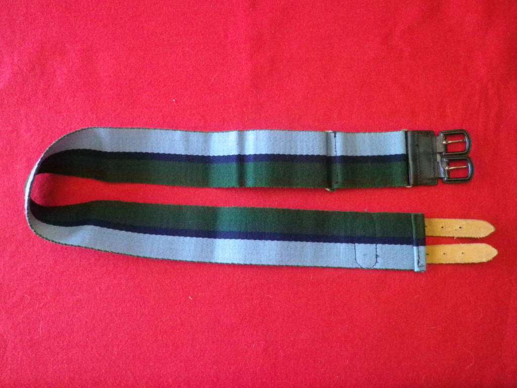 RHODESIA ARMY - SIGNALS CORPS STABLE BELT - UNCOMMON  - MAX LENGTH 102cm/40`  (626)