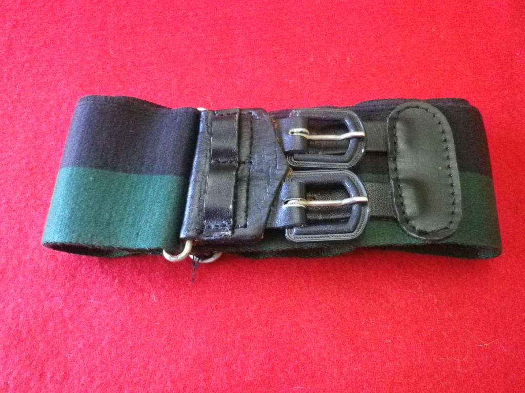 RHODESIAN AFRICAN RIFLES STABLE BELT  - MAX LENGTH  100cm/39`  (627)