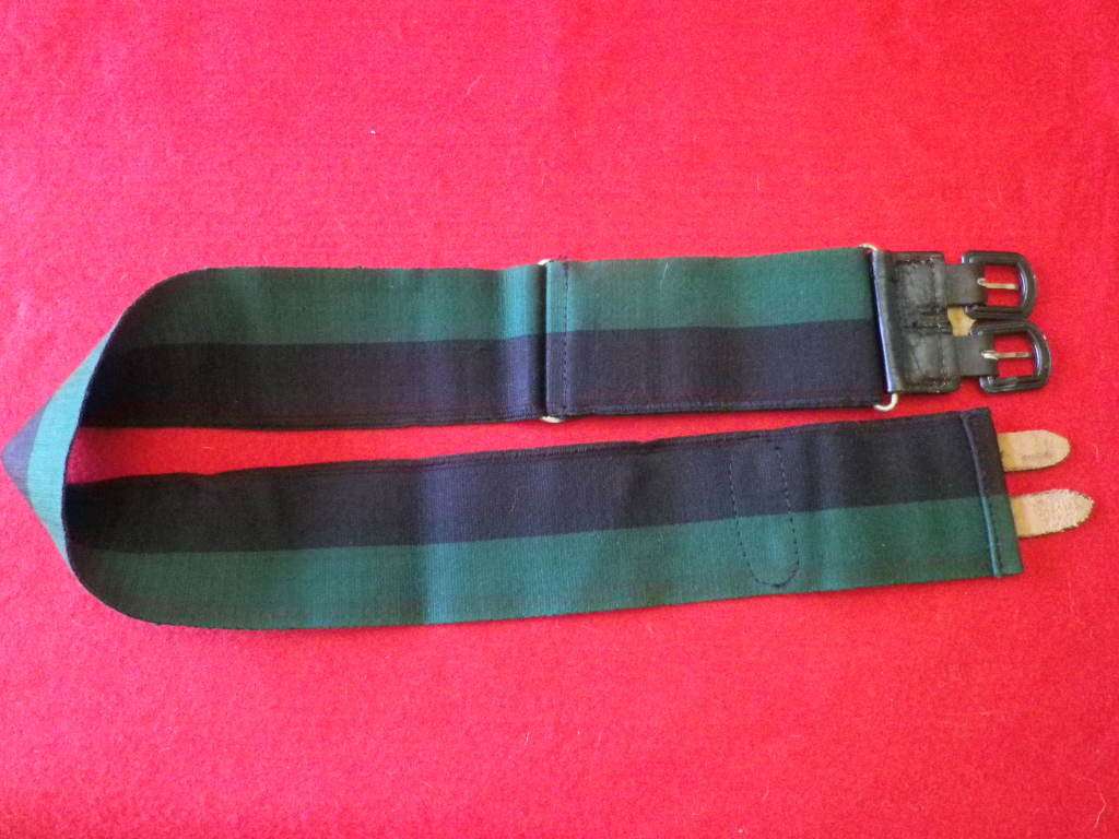 RHODESIAN AFRICAN RIFLES STABLE BELT  - MAX LENGTH  100cm/39`  (627)