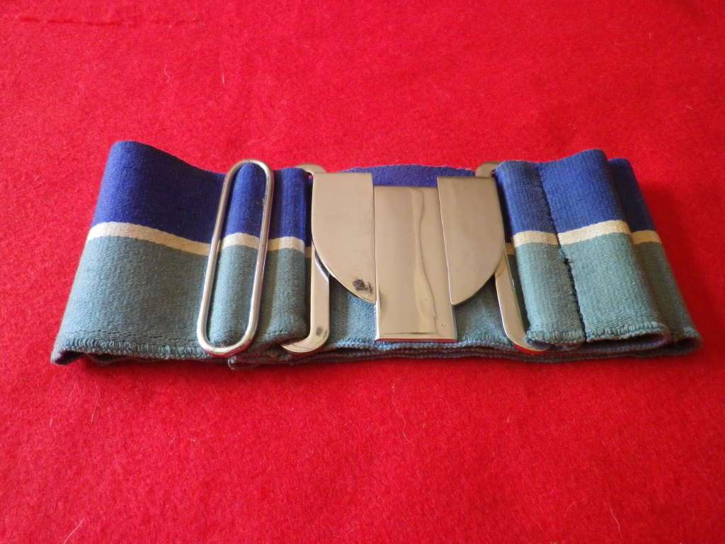 RHODESIAN ARMY- PSYOPS / POU STABLE BELT  - MAX LENGTH 79cm/31` - SOME STAINS-     SCARCE (8391)