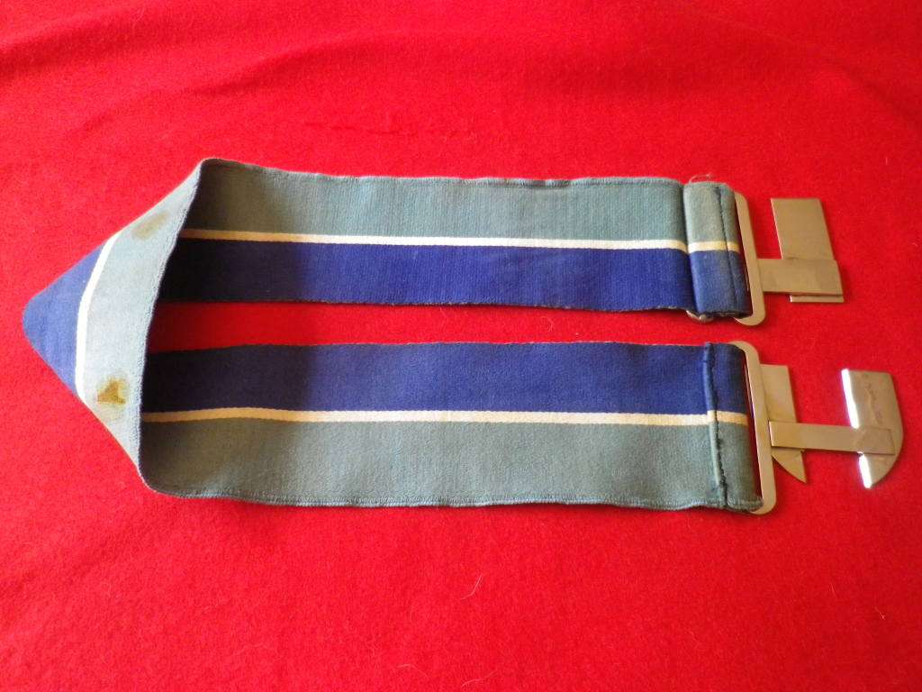 RHODESIAN ARMY- PSYOPS / POU STABLE BELT  - MAX LENGTH 79cm/31` - SOME STAINS-     SCARCE (8391)