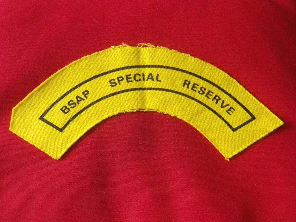 RHODESIA BSAP - SPECIAL RESERVE LARGE SHOULDER TITLE              (8392)