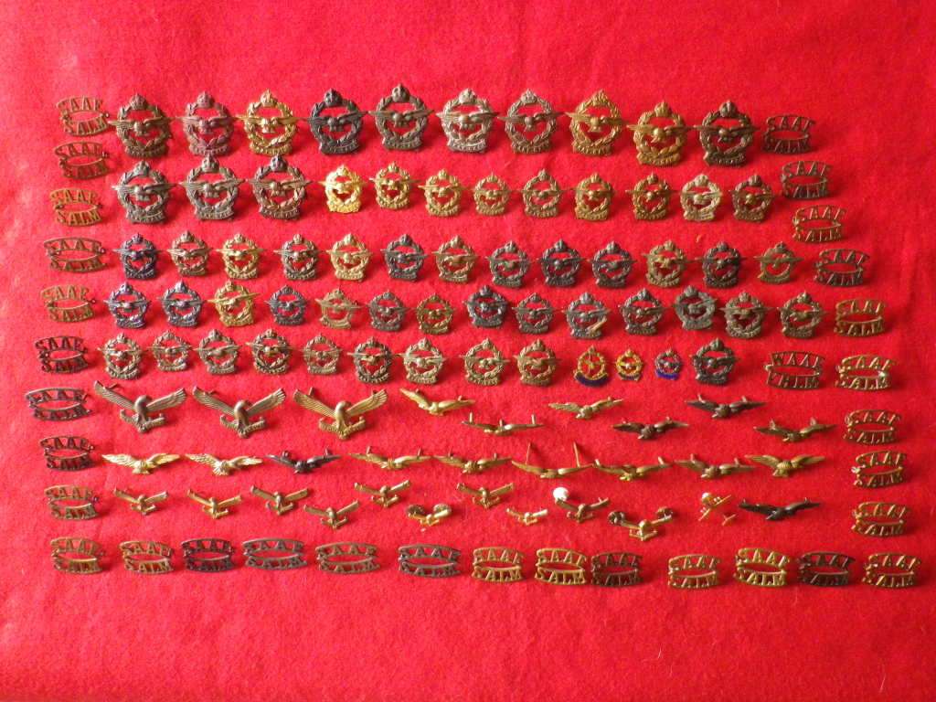 SAUF / SADF - SA AIRFORCE LARGE  LOT OF BADGES - SEE PICS FOR QUANTITY AND QUALITY (8503)