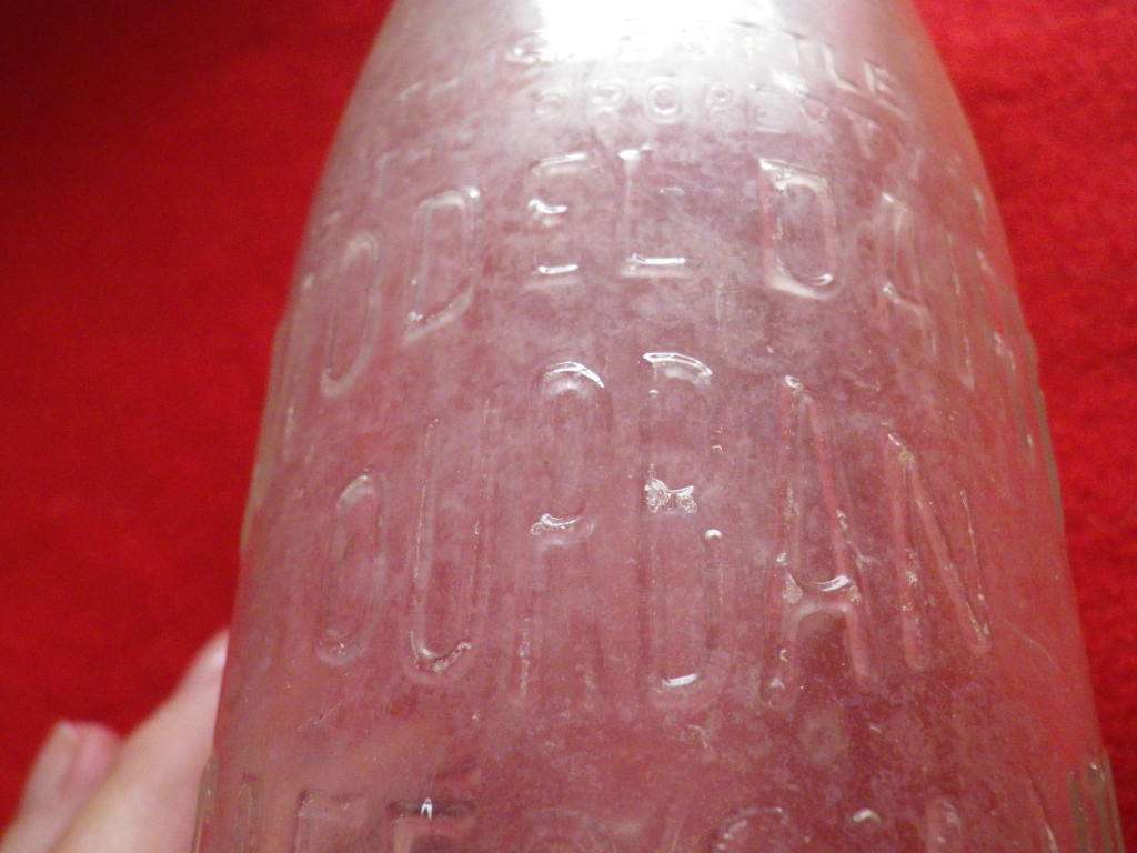 MODEL DAIRY DURBAN,  3 X OLD MILK BOTTLES 2X HALF PINT+ 1 PINT - HAS IMPERIAL STAMPS (8444)