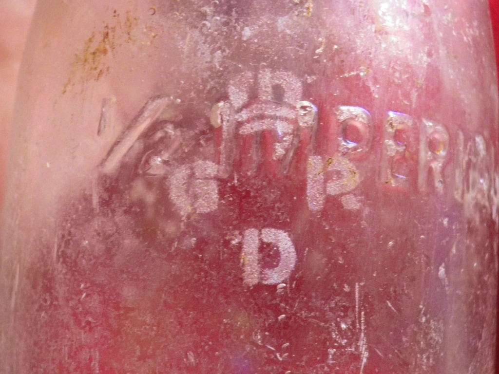 4 X OLD MILK BOTTLES - DAIRY NAMES BELOW - 3 X HALF PINT+ 1 PINT - ALL HAVE IMPERIAL STAMPS (8445)