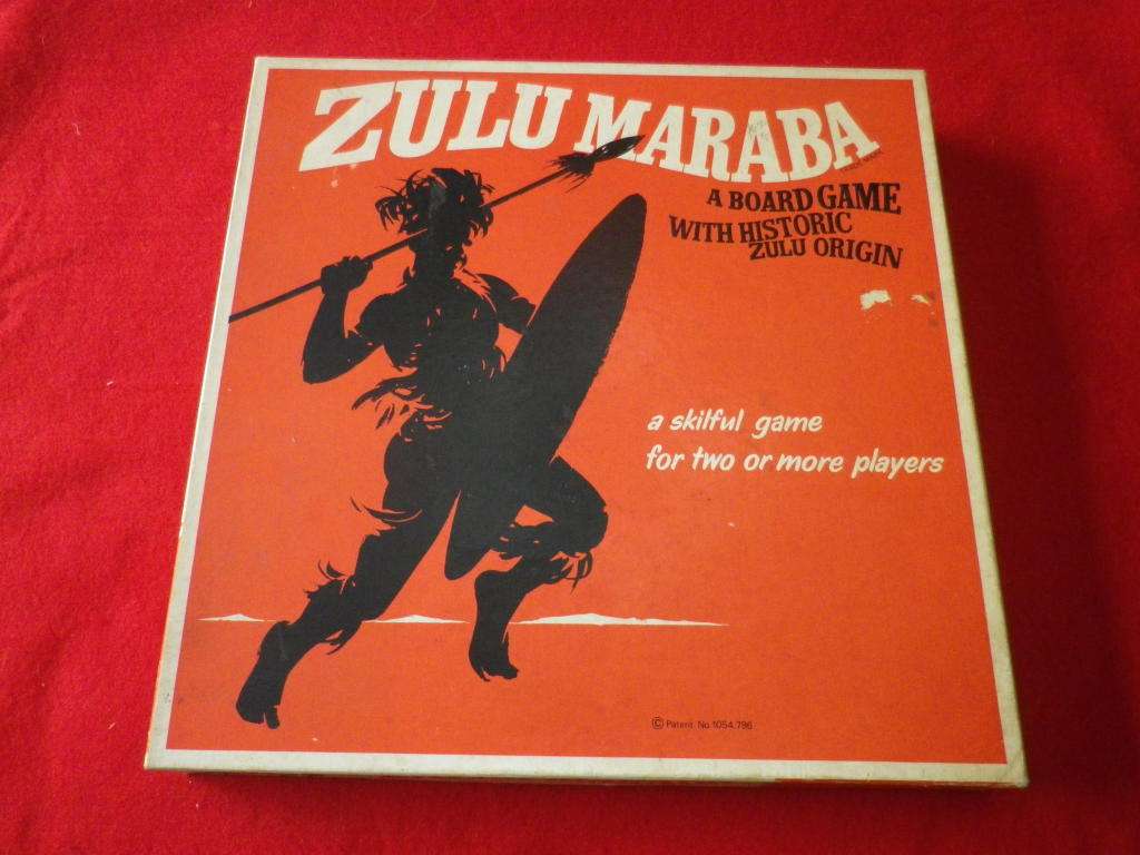 ZULU MARABA BOARD GAME - COMPLETE - MADE HARPENDEN HERTS ENGLAND -   (8510)