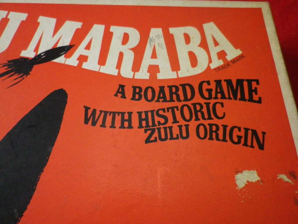 ZULU MARABA BOARD GAME - COMPLETE - MADE HARPENDEN HERTS ENGLAND -   (8510)