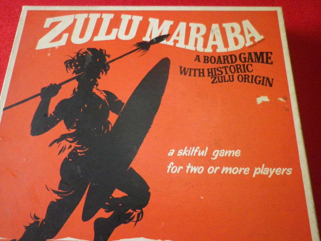 ZULU MARABA BOARD GAME - COMPLETE - MADE HARPENDEN HERTS ENGLAND -   (8510)