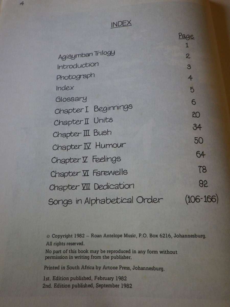 `THE STORY OF TROOPIE SONGS & THE RHODESIAN BUSH WAR` BY JOHN EDMOND - SOFT COVER       (1065)