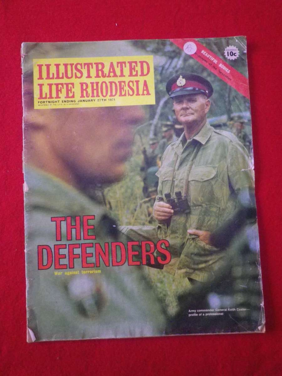 `ILLUSTRATED LIFE - RHODESIA` , WITH ARTICLE `THE DEFENDERS` - 27/1/1971        (1038)