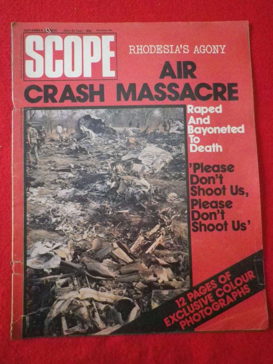 `RHODESIA WAR` - 10 X SCOPE ARTICLES / SUPPLEMENTS - CONDITION ISSUES 1978/79          (1054)
