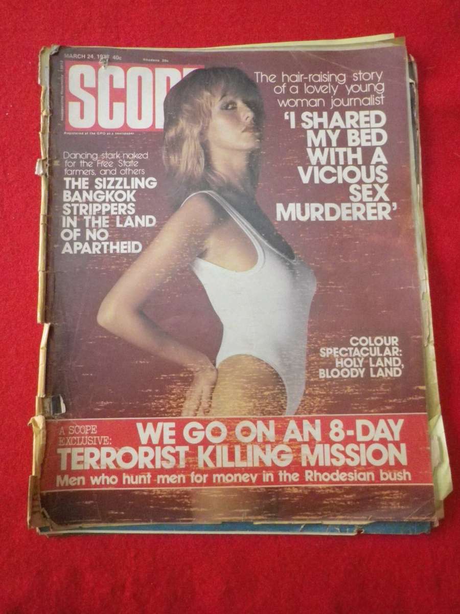 `RHODESIA WAR` - 10 X SCOPE ARTICLES / SUPPLEMENTS - CONDITION ISSUES 1978/79          (1054)