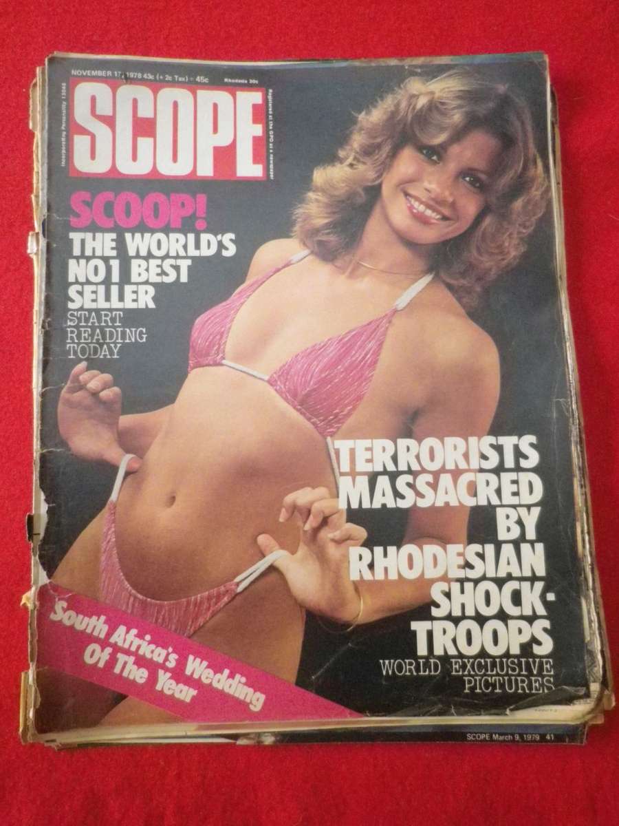 `RHODESIA WAR` - 10 X SCOPE ARTICLES / SUPPLEMENTS - CONDITION ISSUES 1978/79          (1054)