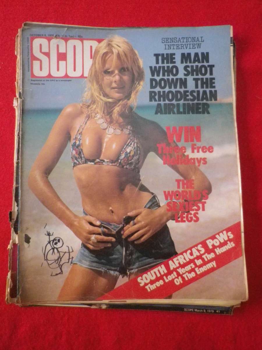 `RHODESIA WAR` - 10 X SCOPE ARTICLES / SUPPLEMENTS - CONDITION ISSUES 1978/79          (1054)