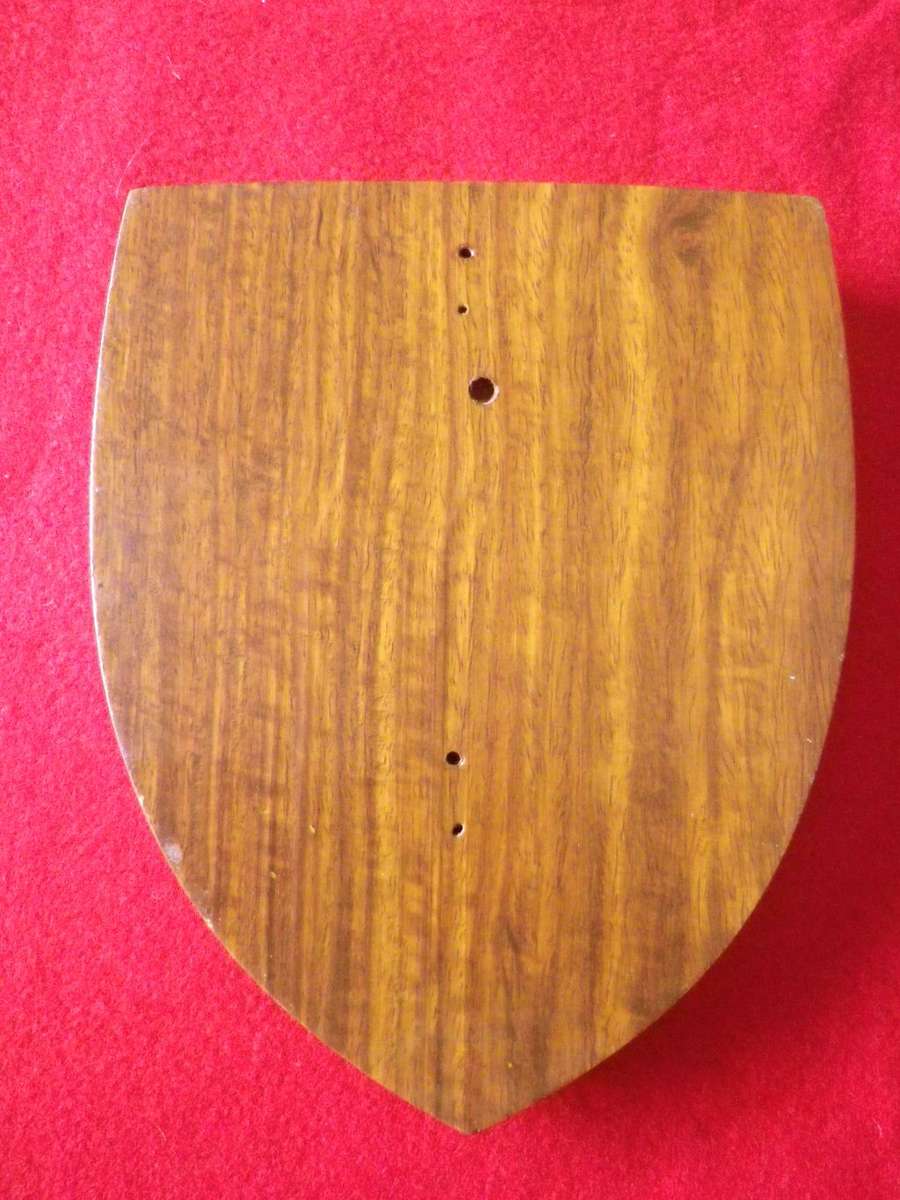 RHODESIA REGT 2 BATTALION (BULAWAYO) PLAQUE - WOODEN BASE CHANGED AT SOME POINT (8562)