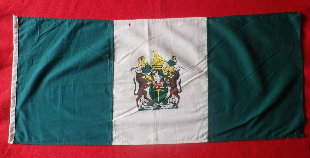 RHODESIAN - 4 X PERIOD HALF SIZED REPLICA FLAGS - SINGLE SIDED -  READ BELOW        (8591)