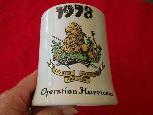 RHODESIA - OPERATION HURRICANE MUG