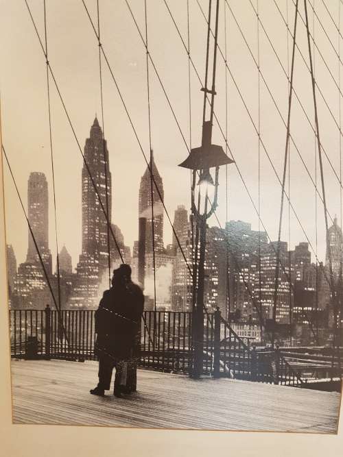 Stunning Black & White Framed Picture / Very Large - Bargain Bid!