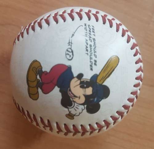 Genuine Walt Disney World "Mickey Mouse" Cricket Ball / Collectors Item / In Excellent Condition!