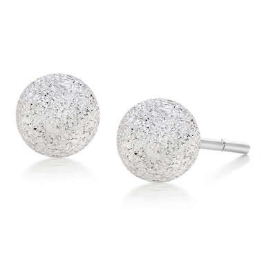 Glitter Ball Stud Earrings