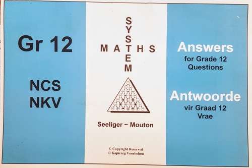 Grade 12 System Maths Answers For Grade 12 Questions