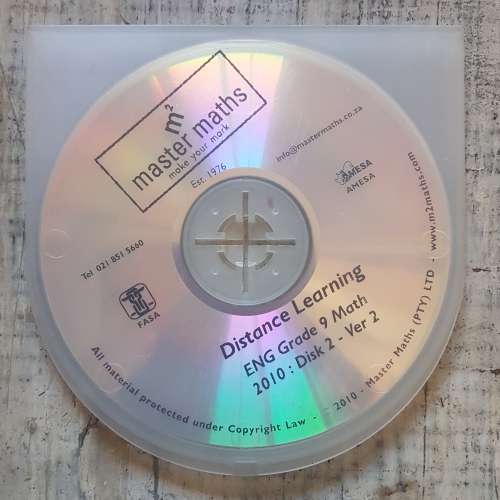 Master Maths Distance Learning Grade 9 Math