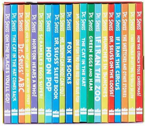 The Wonderful World of Dr. Seuss 20 Reading Books Collection Gift Box Set