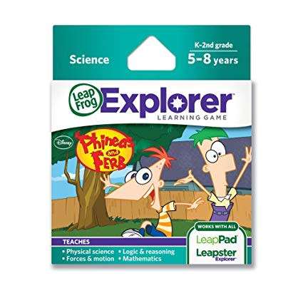 Leap Frog Leapster Explorer Phineas and Ferb