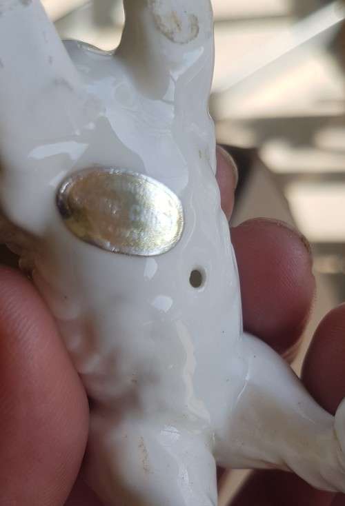 Vintage cat ornaments  Bone china - Taiwan 2 available, slightly different in their faces, legs, tai