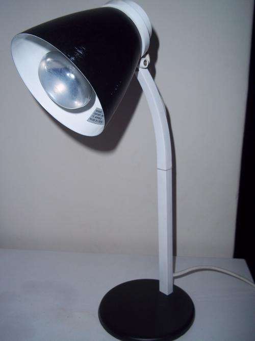 Black desk lamp