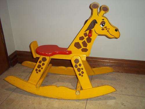 Rocking horse with a difference! Actually a giraffe! 1 of a kind / Unique