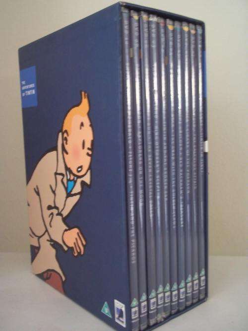 The Adventures of TINTIN DVD's (set of 10 DVD's)