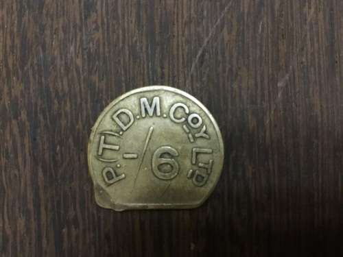 Pretoria Transvaal Diamond Co 6d token. Fantastic find